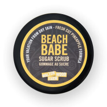 Walton Wood Farm Sugar Scrub (Beach Babe) Vers gesneden ananasgeur Veganistisch en parabenenvrij 8 oz