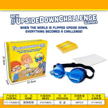 (Inverted Glasses) Google Eyes Drawing Glasses Game Card Match Guessing Kid Puzzle Educational Toy