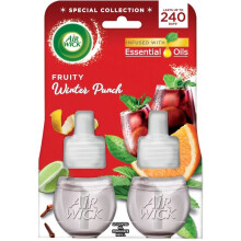 2 X Air Wick Electrical Plugin Oil Refills - Fruity Winter Punch