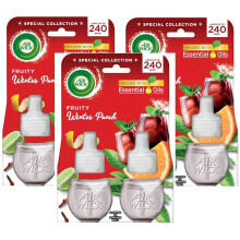 6 X Air Wick Electrical Plugin Oil Refills - Fruity Winter Punch