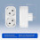 3pcs Socket Adapter, 2 In 1 Double Plug Triple Socket 16a/250v, 3680w Max Double Socket Adapter Eu 19
