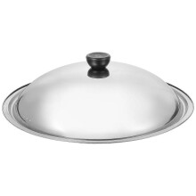 Stainless Steel Cooking Pot Lid Multifunction Anti-scald Thicken Pot Cover Protector Kitchen Tool(34cm) Zekai