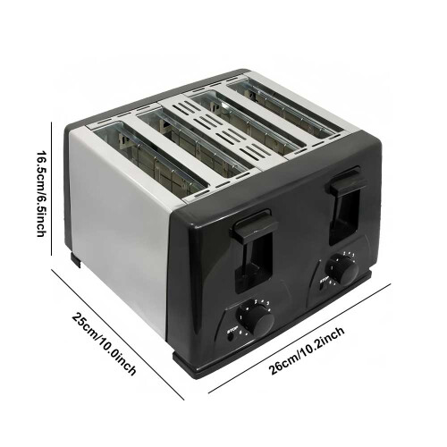 4 Slice Toaster Variable Browning - Defrost - Reheat - Extra Wide Slot 2