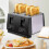 4 Slice Toaster Variable Browning - Defrost - Reheat - Extra Wide Slot 5