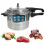 7L Dual Handle aluminum Pressure Cooker Kitchen Catering Cookware 9