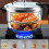 7L Dual Handle aluminum Pressure Cooker Kitchen Catering Cookware 8
