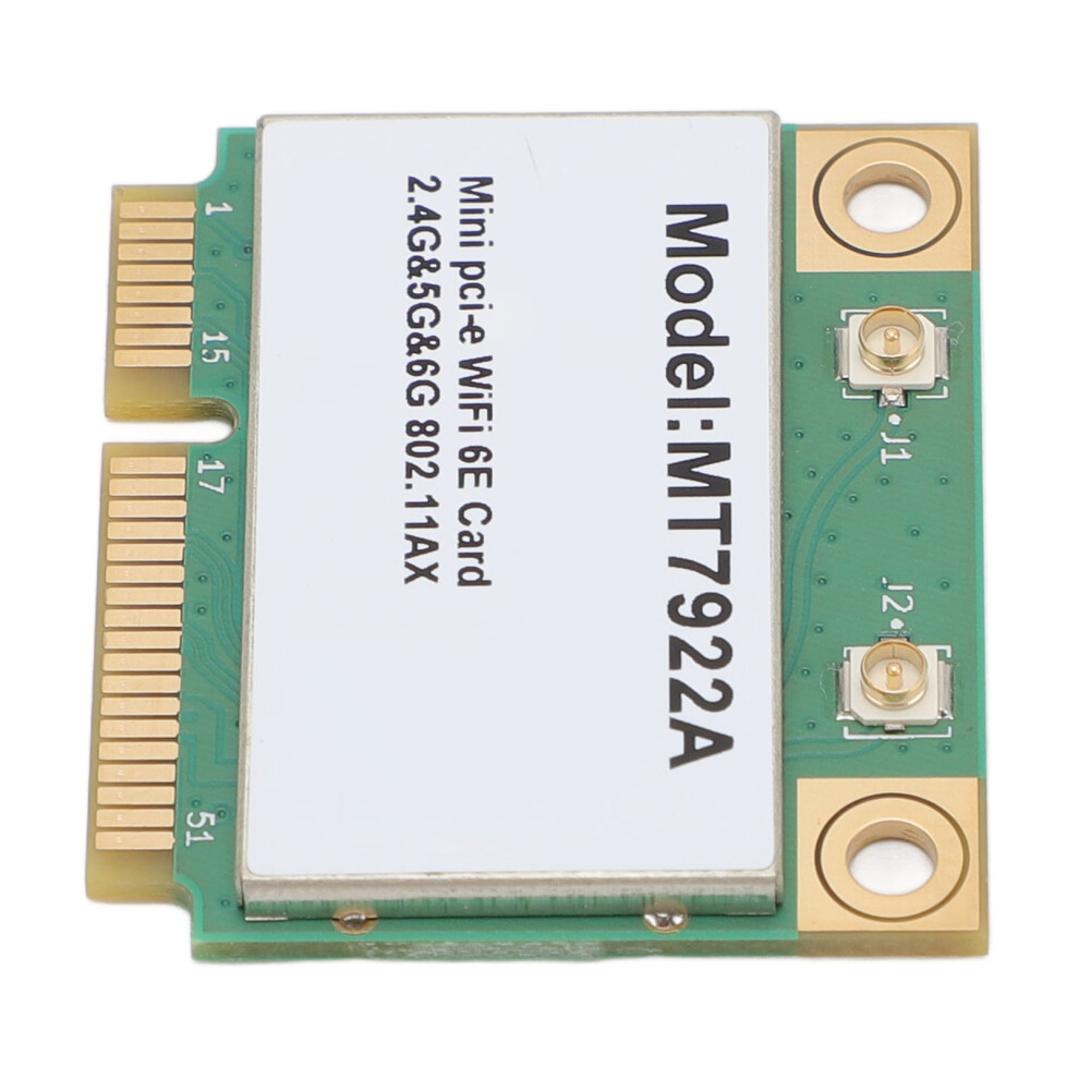 Wireless Network Card Mt7922a Wifi6e 5374Mbps 2.4G 5G 6G 3 Band Gigabit Ethernet Card With Minipcie Interface No Antenna 5041312244527