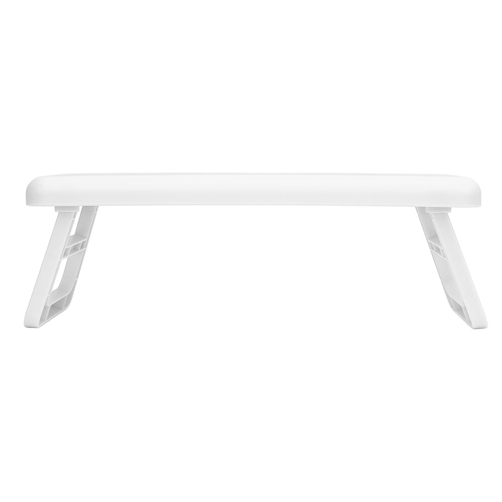 2 PCS Arm Rest for Nails Tech Rectangle Foldable Washable Manicure Hand Rest for Nail Lamp Height Less Than 8cm White