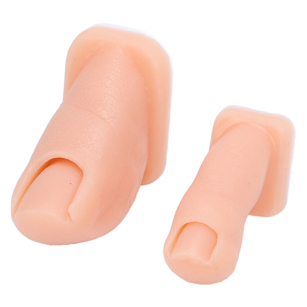 Nail Art Practice Toes Model Manicure Practice Toes Silicone Nail Painting Simulation Toes for Nail Salon Nail Art Institutions Number 1