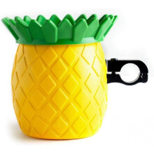 Cute Pineapple Bike Cup Holder Drink Holder Bike Water Bottle Holder with Metal Clip for Beach Cruiser Motorcycle Bike Boat Stroller Walker Wheelchair