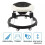 Baby Walker Folding Adjustable 9levels Design Toddler First Step Walk 6