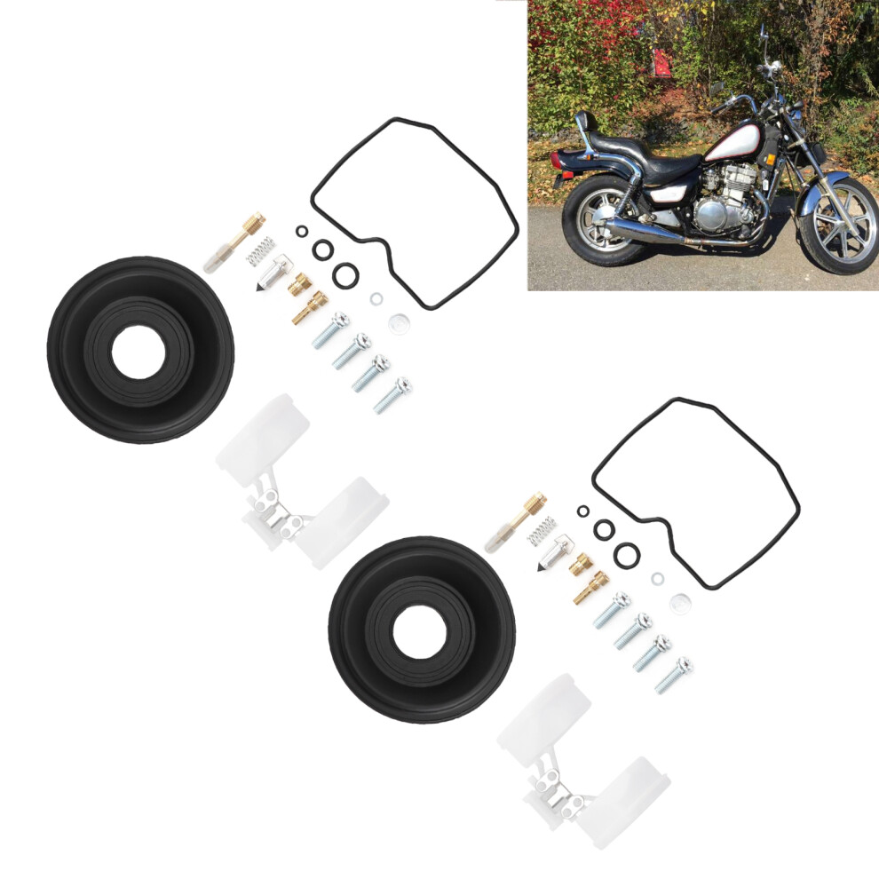 34Pcs/Set Motorcycle Carburetor Repair Kits Replacement For Kawasaki Vulcan 500 En500 1991Â1995 8741312251590