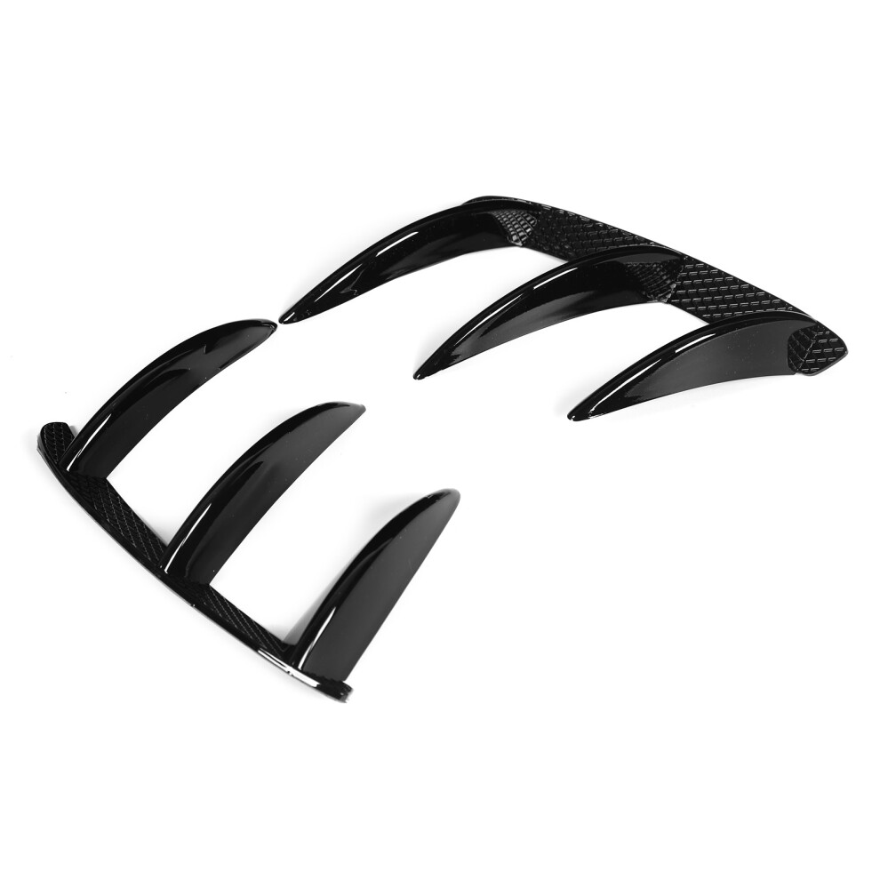 Rear Bumper Lip Splitter Canards Vents Replacement For Mercedes Benz W176 A200 A250 A260 A45 Amgglossy Black 8201312251728
