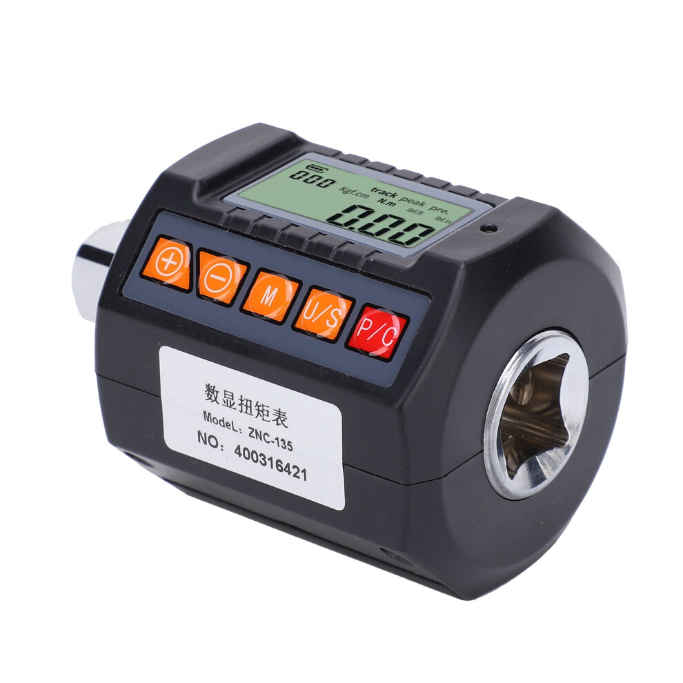 Digital Display Torsion Wrench Adapter 13.5-135Nm Gauge Meter 1/2In 3/8In 1/4In Drive 5081312251941
