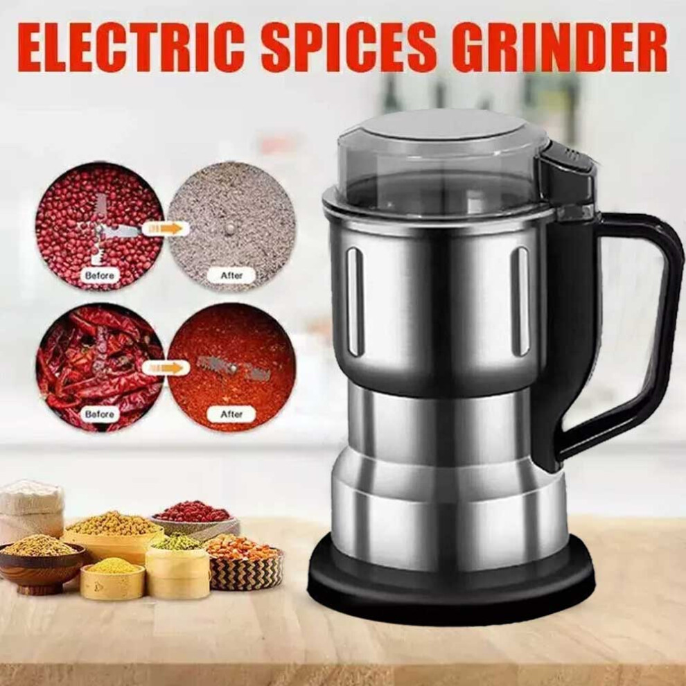 500g Electric Grain Grinder Cereal Mill Flour Multi-Function Machine