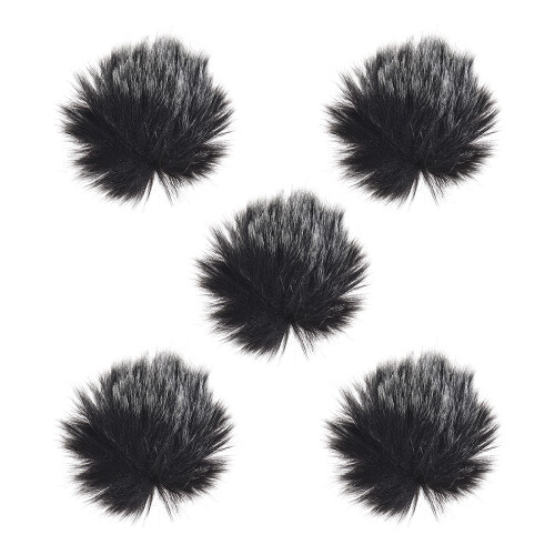 Furry Mini-Lavalier-Mikrofon-Windschutze 5er-Pack, Modell EY-m21 1