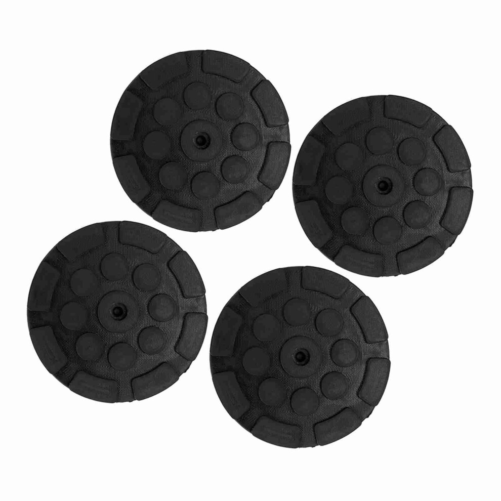 4 Pcs Car Round Rubber Arm Pads Auto Jacking Lift Pads Weightlifter Accessories 7901312255832