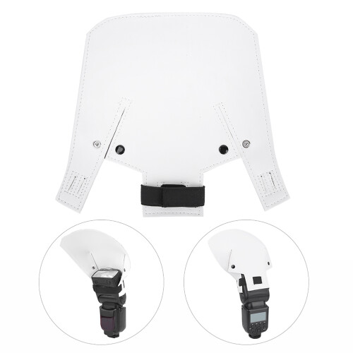 Bogenförmiger Blitzreflektor PU 57 g weißer Speedlite 2