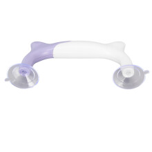 Ruler Handle Purple White Easy Assembly Strong Suction Cup Durable ABS PVC Quilting Ruler Grip for Sewing Patchwork