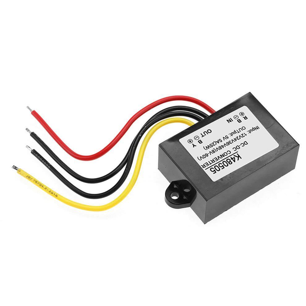 Dc-Dc 12V/24V/36V/48V To 5V 5A Buck Converter Step Down Power Supply Module 4971312261181