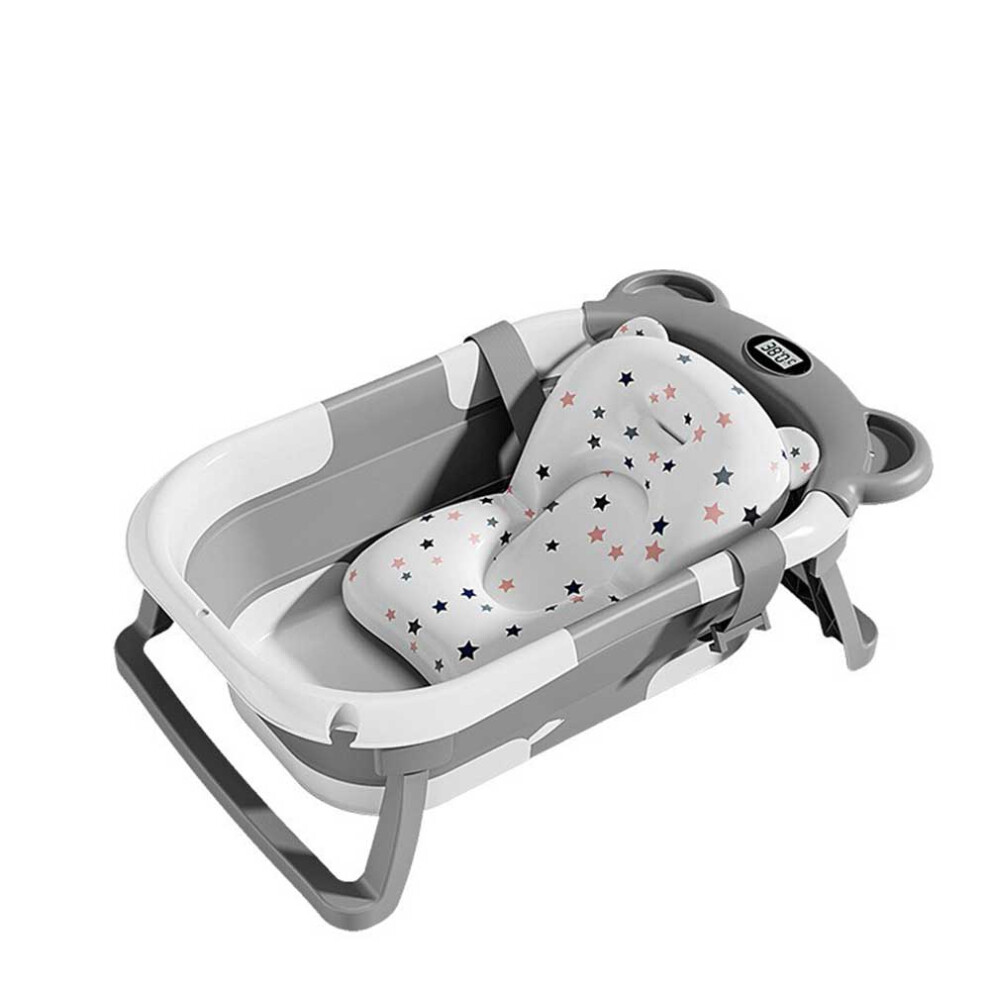 Baby Bath Tub for 0-12 Months Newborn, Foldable Toddler Bath