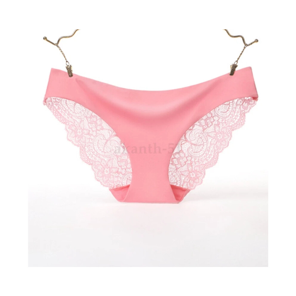 (XL, Watermelon) Women Sexy Lace Seamless Thongs Panties Lingerie Soft Underwear Briefs Knickers