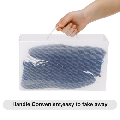 10 Pack Shoe Storage Boxes Stackable Shoe Organiser Box Set 2