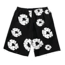 Men's Summer Floral Print Drawstring Loose Fit Shorts with Pockets for Beach and Casual Wear