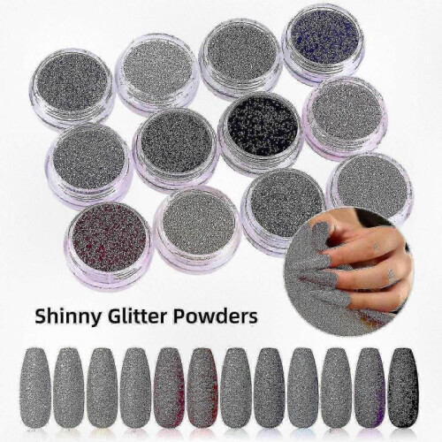 Professional Acrylic Nail Starter Kit with Glitter Powder for Beginners - Complete False Nail Essentials 2