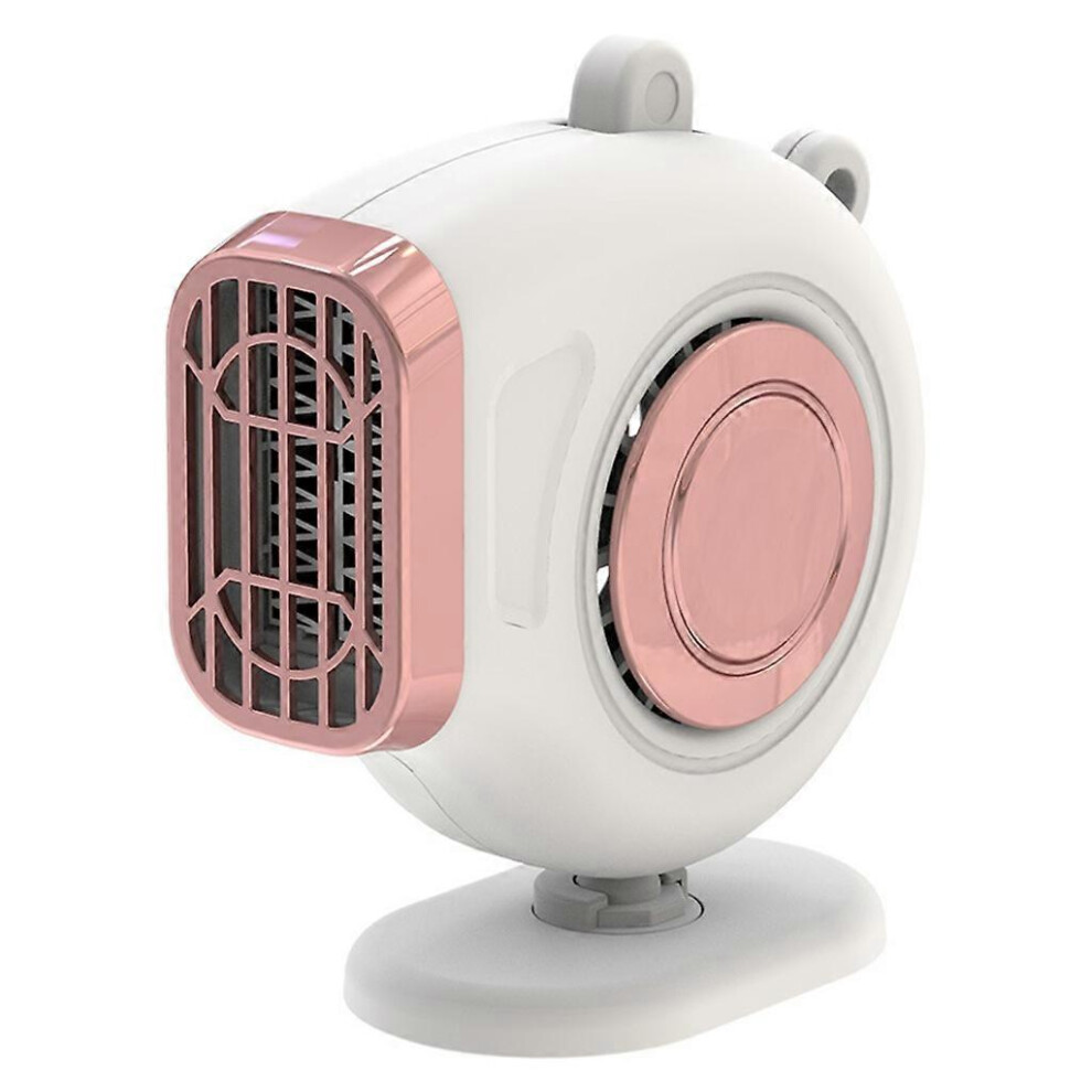 (12V, ) 12/24V 150W Car Heater Detachable Defogger Demister 360 Degree Rotary Defroster Pink 5021564584916