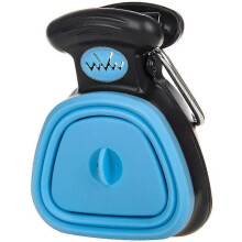 (As show, One size) Pet Pooper Scooper Pet Pooper Scooper with Foldable Bin Bag Dog Waste Portable Pet Shovel Cleaning Tool