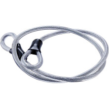 (As show, One size) Security Cable Braided Steel Cable Flexible Cable Lock Bike Cable Lock Anti-theft Steel Cable Bike Security Chain Lock Double Knot Cable For Scooter B