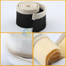 (As show, One size) 70mm/100mm 1m length brush vacuum cleaner engraving machine dust cover brush for cnc router spindle motor milling machine black 70mm