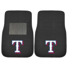 FANMATS 20577 Texas Rangers 2-delt broderet teamlogo bilm?ttes?t forreste r?kke gulvm?tter til biler