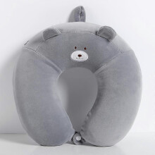 (As show, One size) Gray Travel neck pillow, gifts, boys, girls