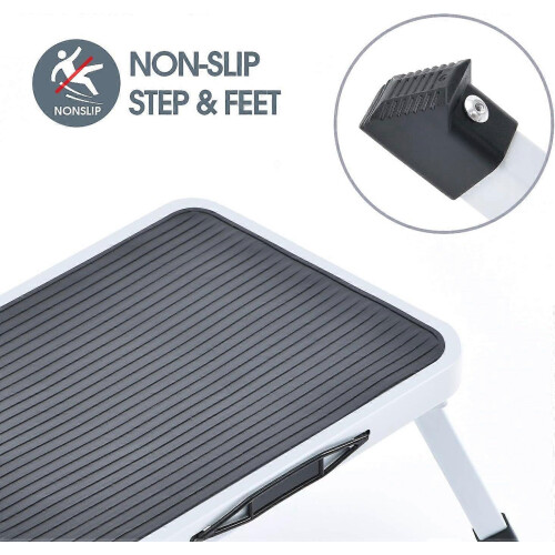 (As show, One size) Folding ladder, load capacity 150 kg 2