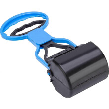 (As show, One size) Dog Poop Scoop, Long Handle, Blue Trash Scoop, EU Jaw