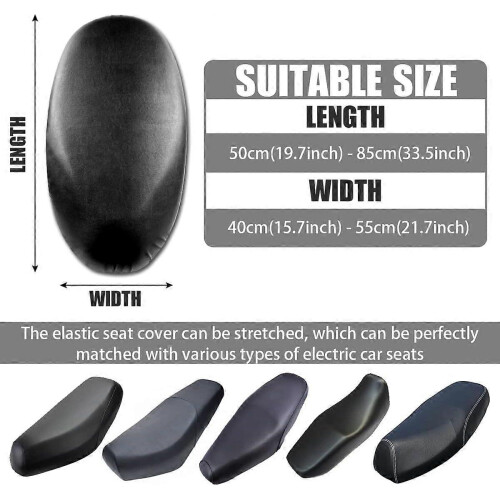 (As show, One size) 2PCS Motorcycle Seat Cover 1
