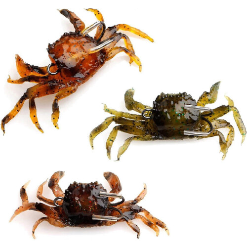 (As show, One size) 3D simulation simulation crab bait 1