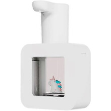 (As show, One size) (White - Unicorn)Kids Automatic Soap Dispenser, Touchless Automatic Soap Dispenser, Smart Foam Soap for Kitchen and Bathroom