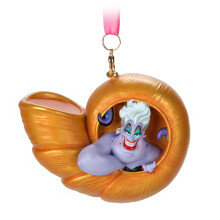 Disney Ursula Shell Sketchbook Ornament - The Little Mermaid No Color