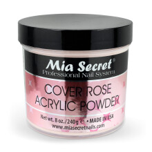 Mia Secret Professional Nail System Cover Polvere acrilica rosa 8 once