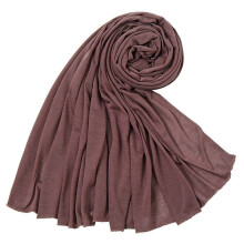 (29#BrownCoffee) Jersey Hijab Scarf Women Muslim Shawl Wrap Islamic Headscarf Turban Scarves