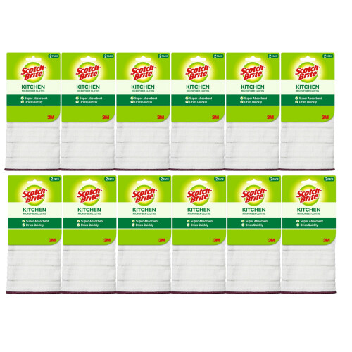 3M Scotch-Brite Kitchen Cloth  Pack of 24