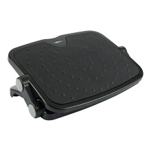 Alera ALEFS112 14 Zoll B x 19,63 Zoll T x 3,75 Zoll bis 7,5 Zoll H, weich gepolsterte ergonomische Fu st tze Schwarz