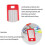 100 Pieces Tough Plastic Key Tags Oval Label Tag with Window and Split Ring,blank Labeling Tags 5 C 3