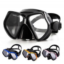 (Pink) Large Swimming Underwater Diving Swimming Goggles For Adult Glass Anti-Fog