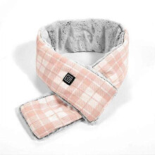 (Pink) NEW Smart Heated Electric Scarf Winter Neck Warmer Shawl USB Man/Woman