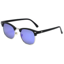 (D) Sunglasses Mens Womens Ladies Retro Classic Black Half Rimmed UV