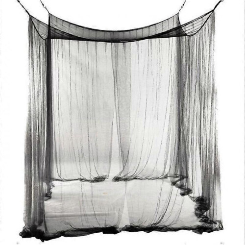 Black XL mosquito net bed sky fly net mosquito net canopy insect net
